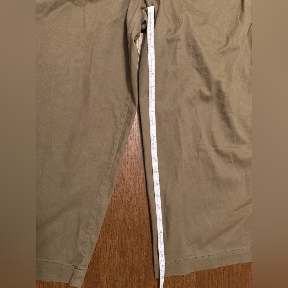 Rachel Roy Olive Tie Waist Paper Bag Wide-Leg Pants Size 6 - Picture 5 of 5